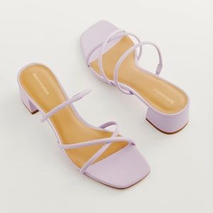 Reformation Avril Block Heel Sandal